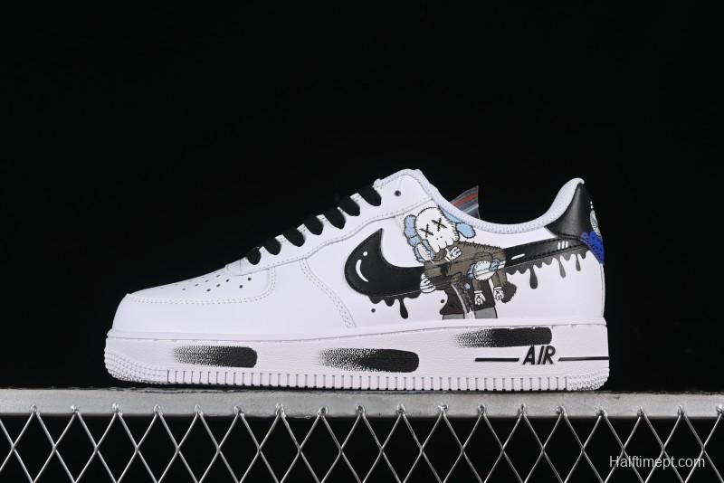 Nike Air Force 1 '07 Low Kaws Bear Collaboration Casual Sneakers - CW2288-111