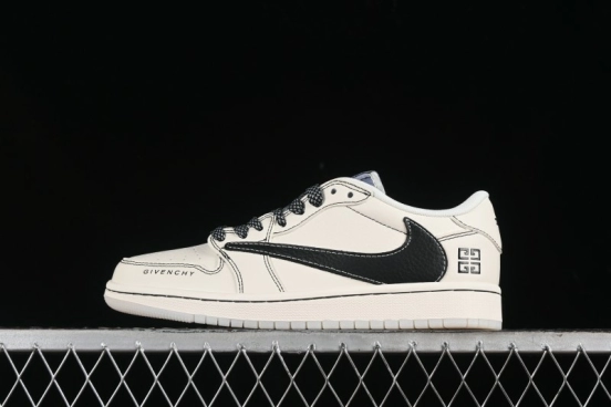Nike Travis Scott x Fragment Design x Air Jordan 1 Low OG SP AJ1 Low Top Casual Sneakers - XY2688-111