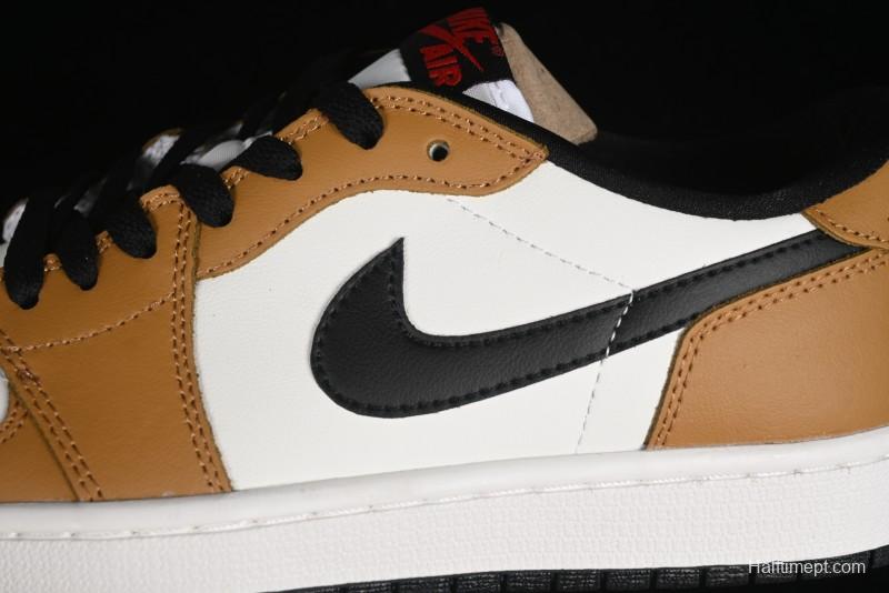 Nike Air Jordan 1 Low OG AJ1 Black Brown Low-Top Lifestyle Basketball Shoes - CZ0790-107