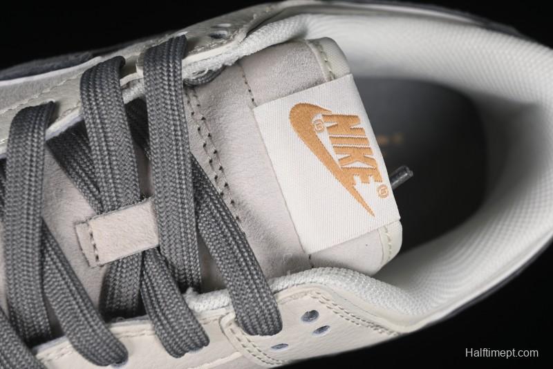 Nike SB Dunk Low Stussy Collaboration - Off White Grey Pig Anniversary Custom Low-Top Casual Skate Shoes - XX2025-888