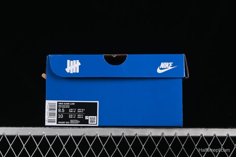 Nike SB Dunk Low x Undefeated Collaboration Casual Skate Shoes - UN1697-633