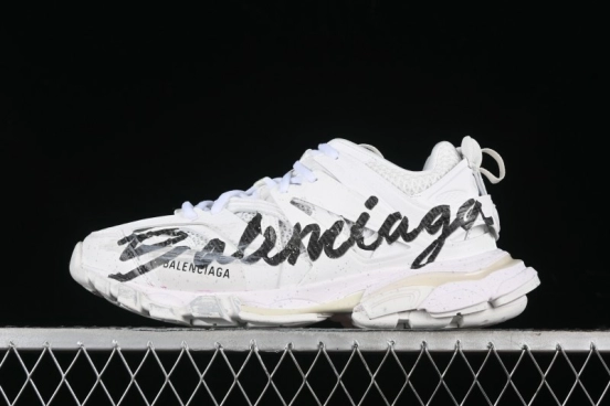 Balenciaga Track Sneaker Tess with Transparent Heel Strap - WTRHW9010