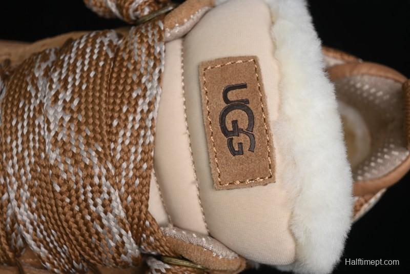 UGG Classic Ultra Mini Mel Dual Color Lace-Up Low-Top Casual Shoes - 1144032