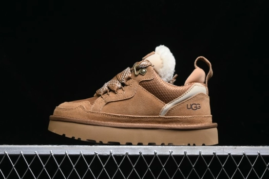 UGG Classic Ultra Mini Mel Dual Color Lace-Up Low-Top Casual Shoes - 1144032
