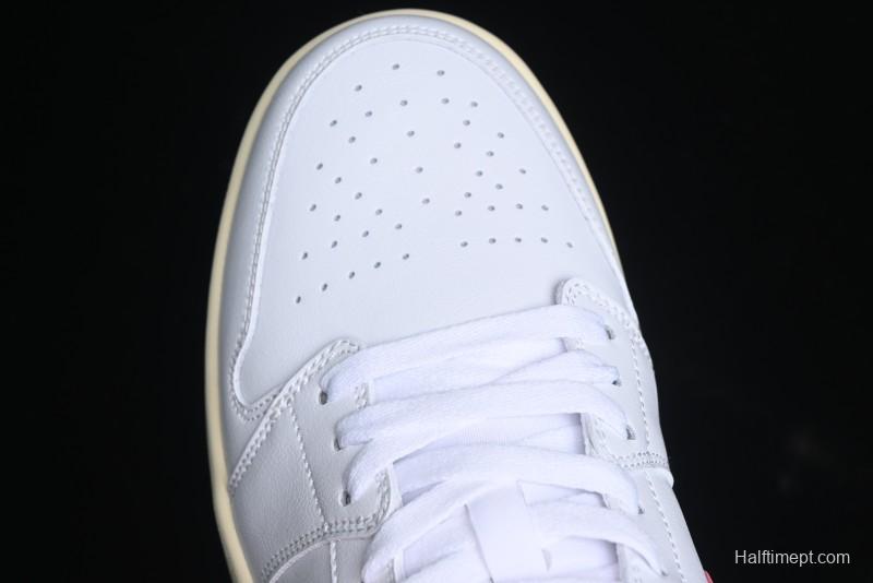 Nike Air Jordan 1 Low AJ1 White Pink Low-Top Casual Sneakers - DC0774-109