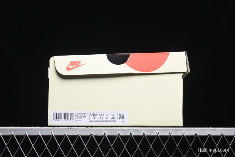 Nike Travis Scott x Fragment Design x Air Jordan 1 Low OG SP AJ1 Retro Sneakers - XZ6868-001