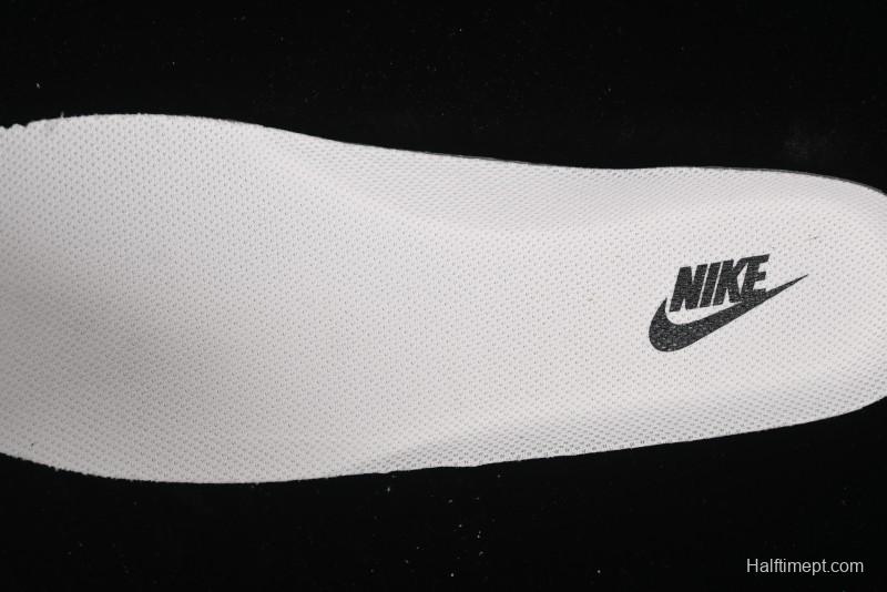 Nike Air Force 1 '07 Low Stussy Collaboration - Black Woven Label Low-Top Casual Sneakers - SJ6698-011