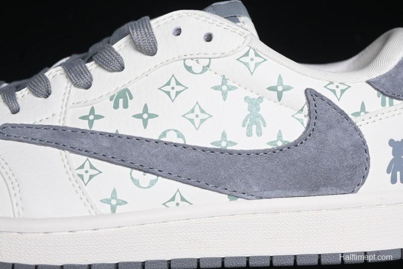 Nike Travis Scott x Fragment Design x Air Jordan 1 Low OG SP AJ1 Sneakers - SJ2068-111