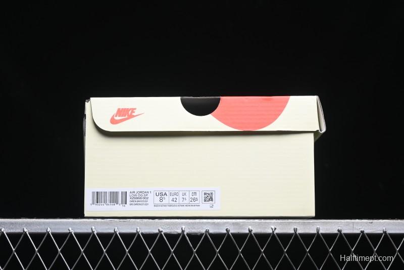 Nike Travis Scott x Fragment Design x Air Jordan 1 Low OG SP Casual Sneakers - XZ6868-002
