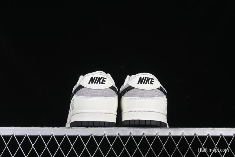 Nike SB Dunk Low Stussy Anniversary Custom Low-Top Casual Skate Shoes - DJ2024-055