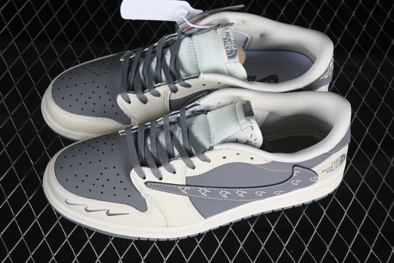 Nike Travis Scott x Fragment Design x Air Jordan 1 Low OG SP Casual Sneakers - XS2024-011
