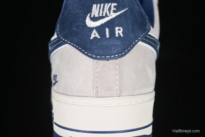 Nike Air Force 1 '07 Low Collaboration with Violent Bear - Snow Grey Pigskin Edition - KK1988-053