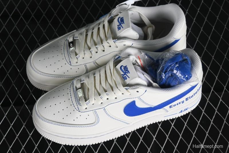 Nike Vlone x Air Force 1 '07 Low Collaboration Light Blue Casual Sneakers - AA5360-011