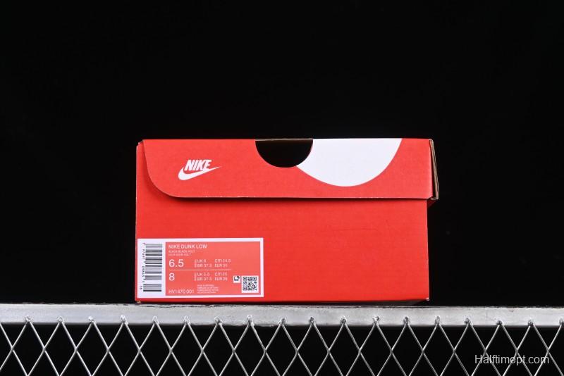 Nike Division Street Dunk Low "Oregon Black" Hidden Colorway Low-Top Casual Sneakers - HV1470-001