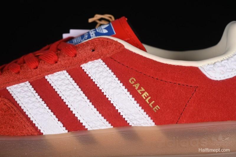 Adidas Originals Gazelle Indoor Retro Casual Slip-Resistant Wear-Resistant Low-Top Skate Shoes - IF1808