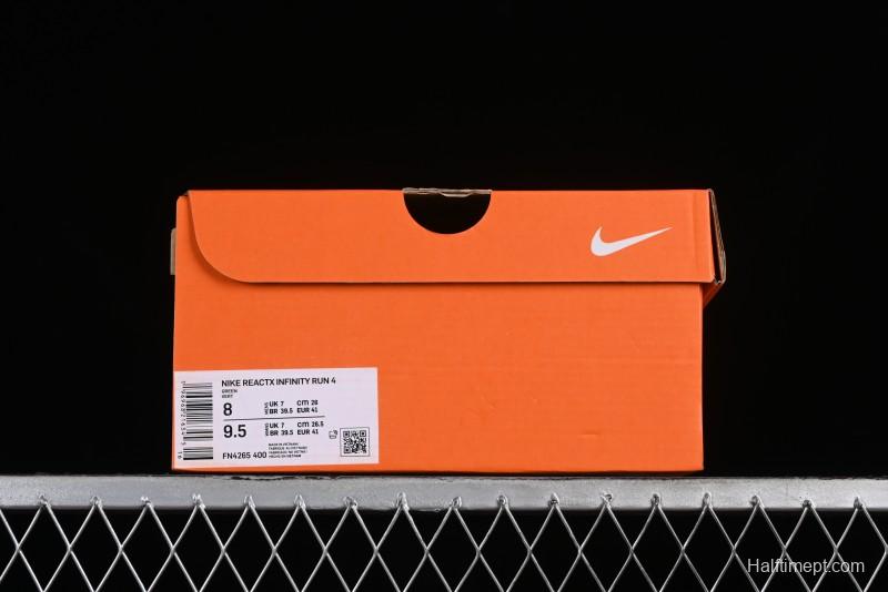 Nike ZoomX Infinity Run 4 Professional Cushioned Running Shoes with Knit Upper - FN4265-400