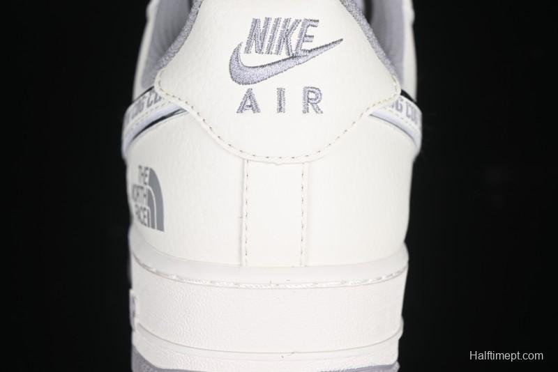 Nike Air Force 1 '07 Low The North Face x CDG Light Bone Swoosh Casual Sneakers - BB7518-014