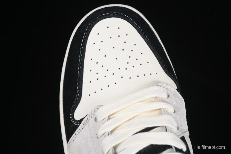 Nike Air Jordan 1 Low Supreme Collaboration Spider Custom High-End Retro Basketball Shoes - XS6086-007