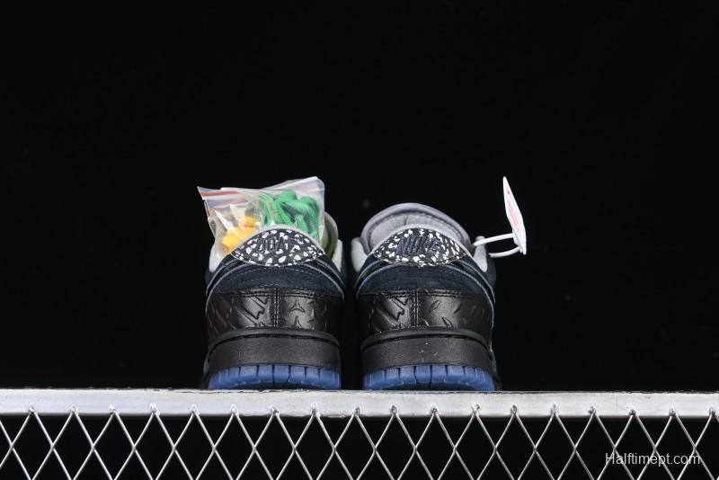 Nike Division Street Dunk Low "Oregon Black" Hidden Colorway Low-Top Casual Sneakers - HV1470-001