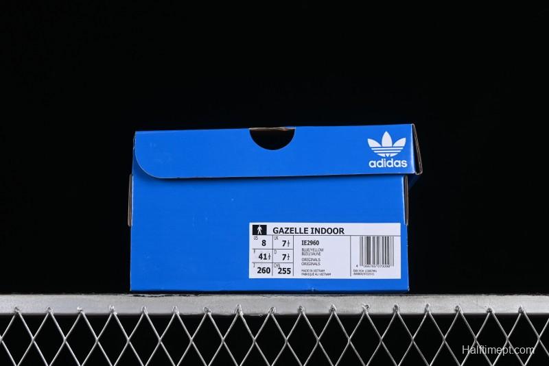 Adidas Originals Gazelle Indoor Retro Casual Slip-Resistant Wear-Resistant Low-Top Sneakers - IE2960