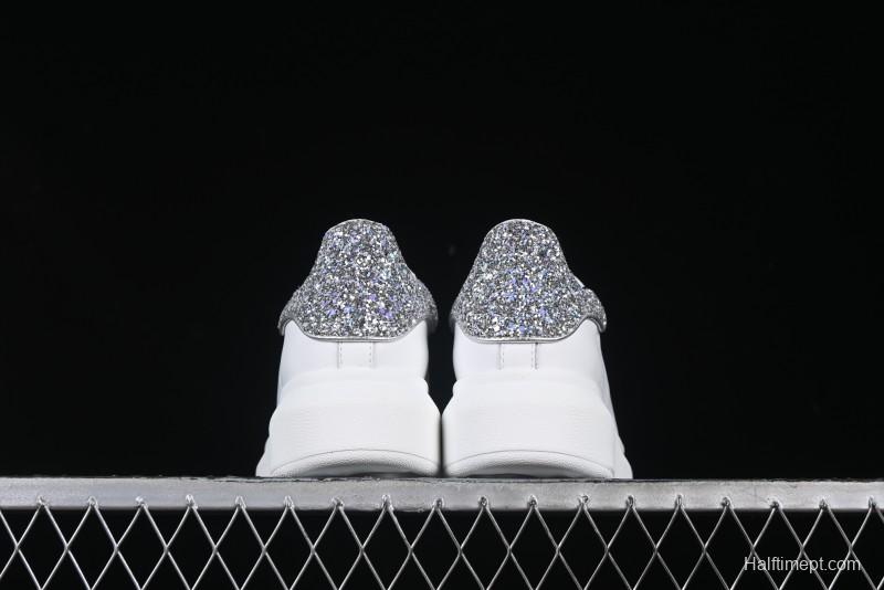 Alexander McQueen Oversized Sneakers with White Crystals - D.E5
