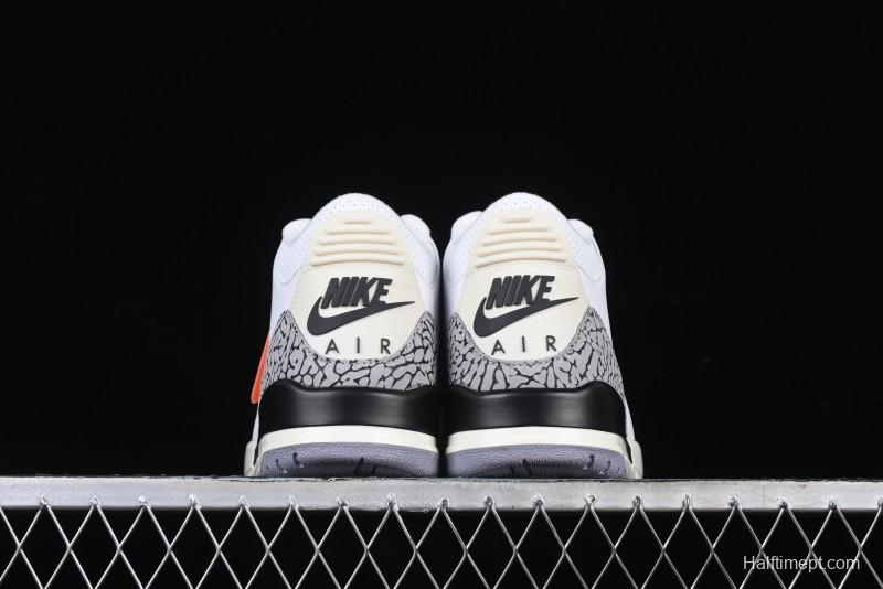 Nike Air Jordan 3 Retro White Cement Reimagined Basketball Shoes - DN3707-100