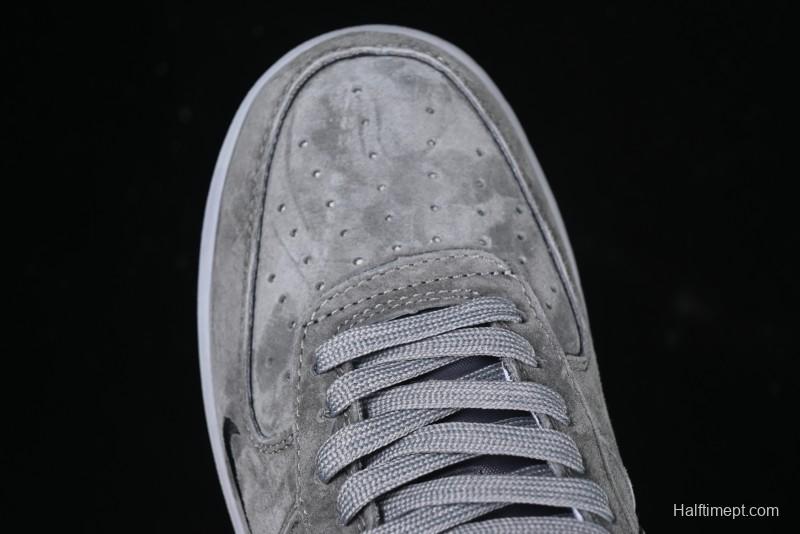 Nike Air Force 1 '07 Low UN Collaboration - Shadow Grey Pigskin Sneakers DF0188-018
