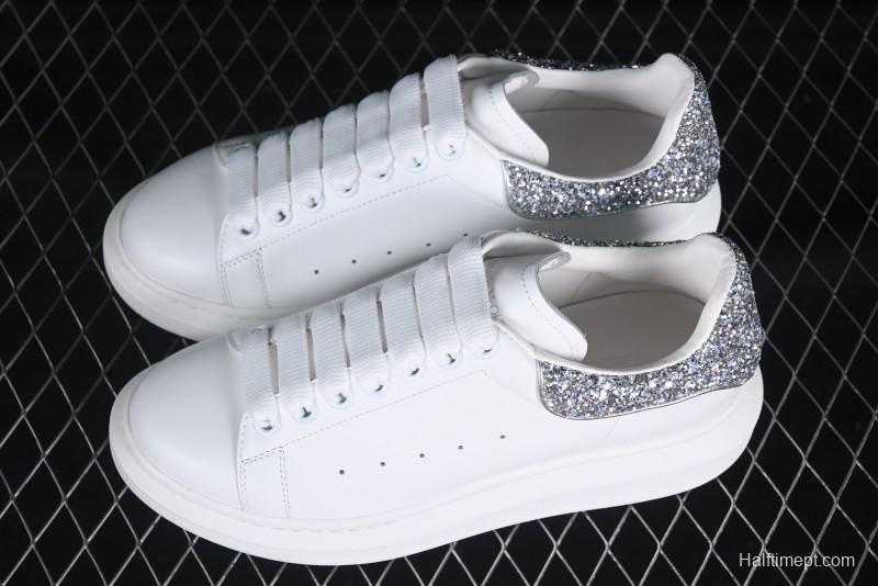 Alexander McQueen Oversized Sneakers with White Crystals - D.E5