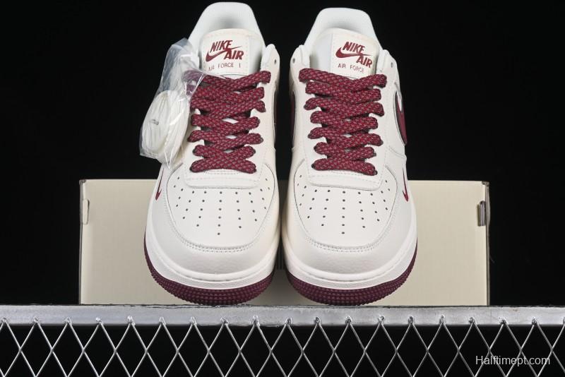 Nike Air Force 1 '07 Low QR Code Black Star Sneakers Low-Top Casual Shoes - CU1836-961