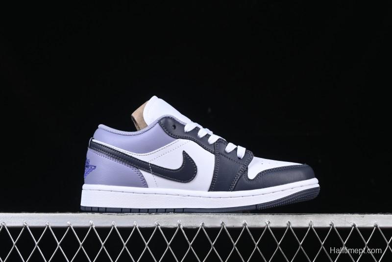 Nike Air Jordan 1 Low AJ1 Haze Purple Casual Sneakers - 553558-145