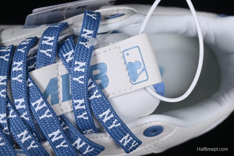 New York Yankees MLB Chunky Liner Denim Monogram Lightweight Elevated Platform Casual Sneakers - 3ASXD025N50BLS