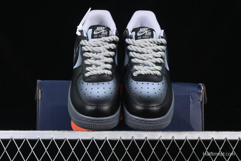 Nike Air Force 1 '07 Low Night Storm Custom Casual Sneakers for Autumn Winter - YD2425-101