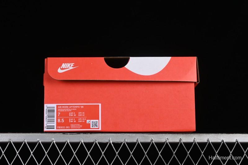 Nike Air More Uptempo 96 QS Scottie Pippen OG Series Classic High Street Versatile Casual Sports Culture Basketball Shoes - FB3021-001