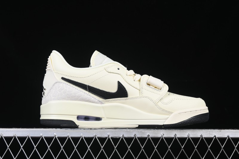Nike Air Jordan Legacy AJ312 Low Top Sneakers with Velcro Strap and Triple Design - HV1807-101