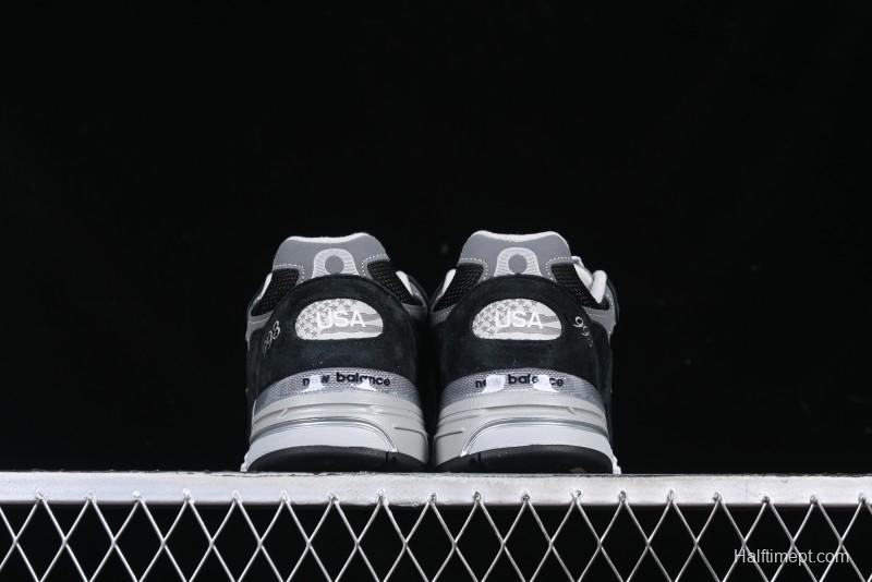 New Balance Made In USA M993 Series Classic Retro Casual Running Shoes - MR993BK