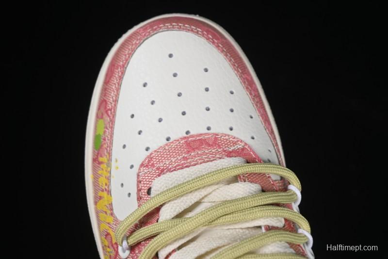 Nike Air Force 1 '07 Low Bugs Bunny Custom Casual Sneakers - BD7700-666