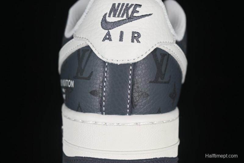 Nike Air Force 1 '07 Low LV Collaboration Beige Print Casual Sneakers - CS5288-002