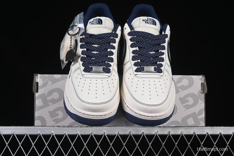 Nike Air Force 1 '07 Low The North Face x COMME des GARÇONS Navy Blue Line Casual Sneakers - HH7518-051