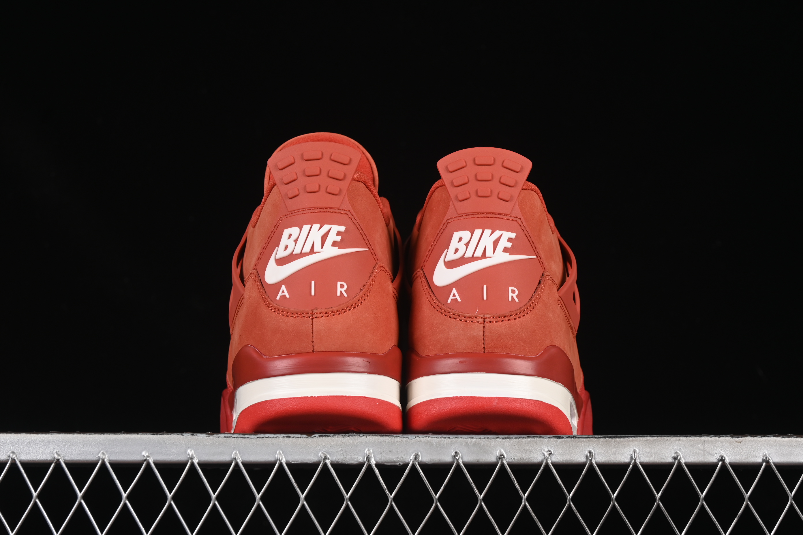 Nike Nigel Sylvester x Air Jordan 4 Retro OG "Brick By Brick" High-Top Sneakers with Suede and Leather Details - HF4340-800