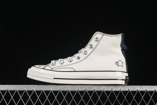 Converse Chuck Taylor All Star 1970s High Top Canvas Sneakers with Noritake Hand-Drawn Elements - A15787C
