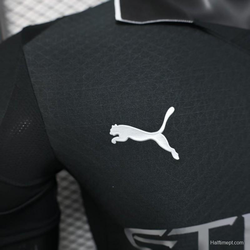Player Version 25/26 Manchester City Black Away Jersey