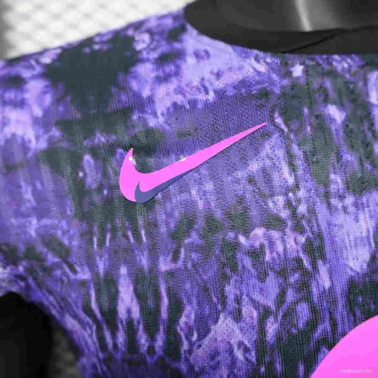 Player Version 25/26 FC Barcelona Purple with Marble Design Jersey