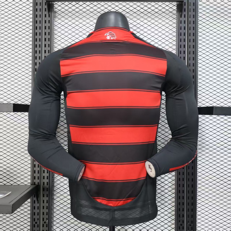 Player Version 25/26 Flamengo Home Long Sleeve Jersey