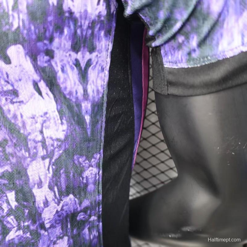 Player Version 25/26 FC Barcelona Purple with Marble Design Jersey