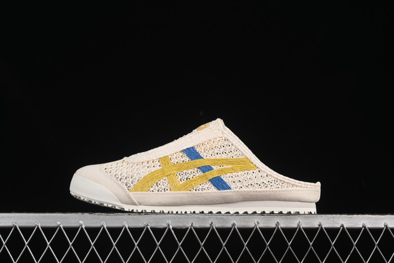 Onitsuka Tiger Mexico 66 Sabot Slip-On Shoes with Breathable Mesh Upper - 1183C123-104