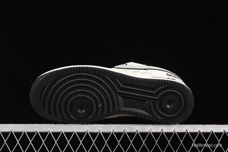 Nike Air Force 1 '07 Low Supreme Collaboration Shadow Swoosh Casual Sneakers - XX3168-149