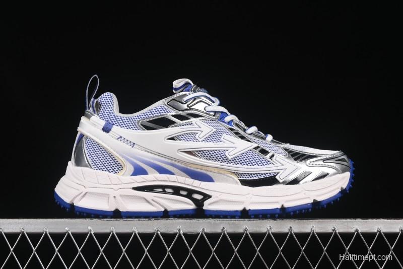 Off-White Be Right Low-Top Lifestyle Sneakers in White Blue - X.E5