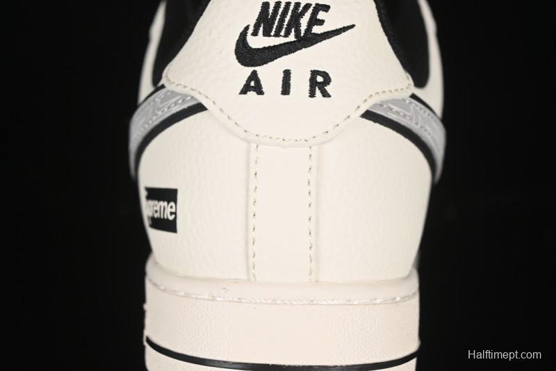 Nike Air Force 1 '07 Low Supreme Collaboration Shadow Swoosh Casual Sneakers - XX3168-149