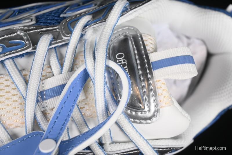 Off-White Be Right Tie-Dye Blue Low-Top Lifestyle Casual Shoes - X.E5