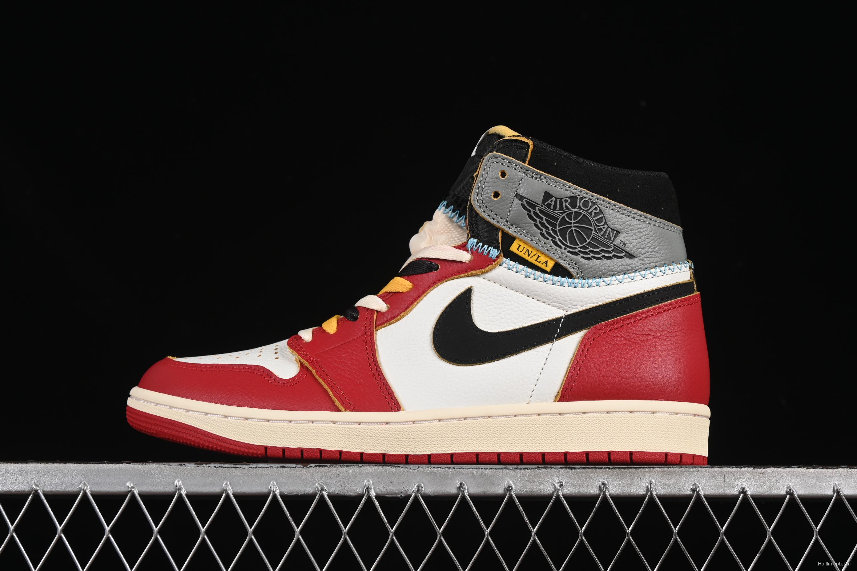 Nike Union x Air Jordan 1 Retro High Basketball Shoes with Chicago-Inspired Design - HV8563-600